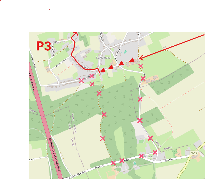 Déviation P3 Mianoye